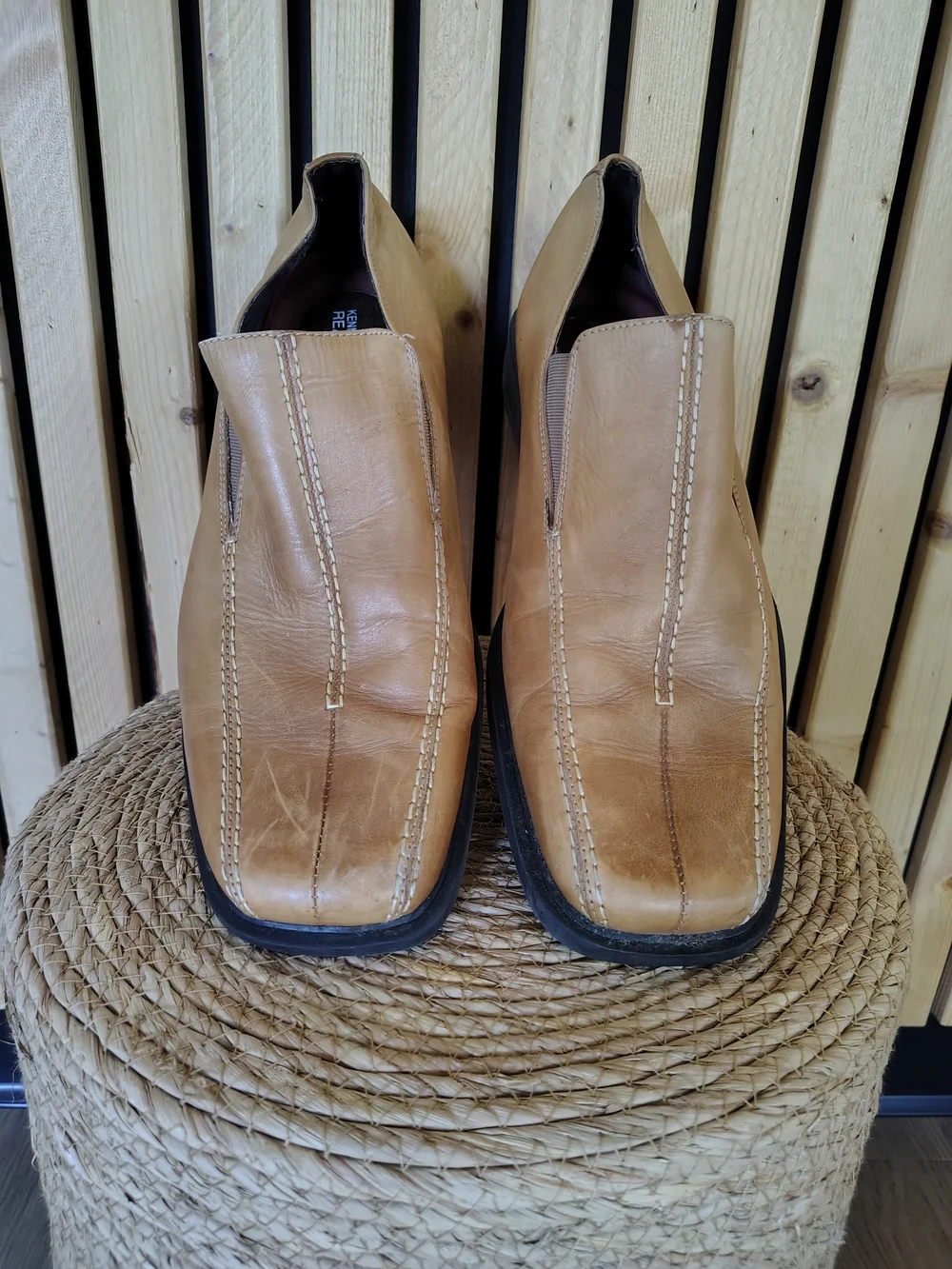 Men's Kenneth Cole Reaction Tan Loafers - Size 12